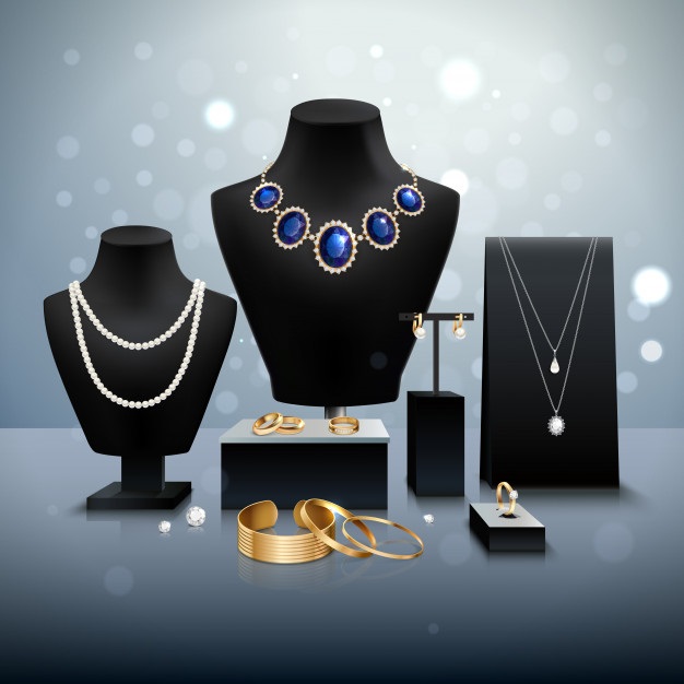 Types of jewelry display stands